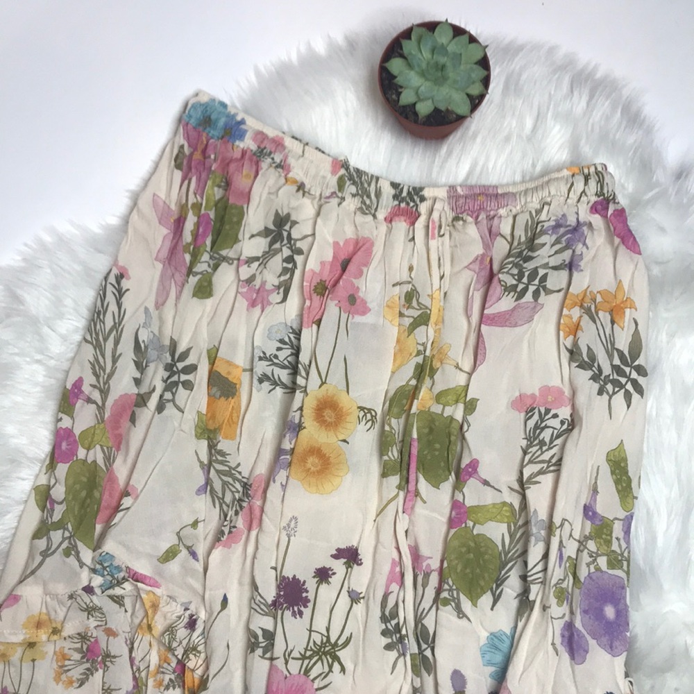 Spell Wild Bloom Maxi Skirt in Cream - Picture 7 of 7